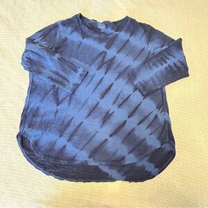 Escape by Habitat Women’s size Large Top Cotton tie dye 3/4 Sleeves Casual